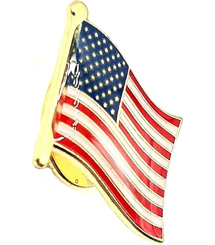 Pin's drapeau Etas Unis d'Amérique - USA Américain - Tony et Paul, Made Pin's drapeau Etas Unis d'Amérique - USA Américain - Tony et Paul, Made