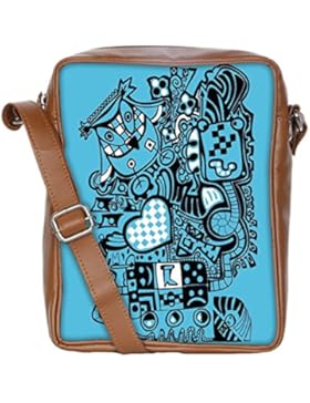 Snoogg , Damen Umhängetasche mehrfarbig multi