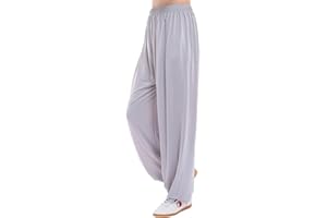 MESHIKAIER Grande Taille Super Doux Sarouel Pantalon Femme en Modal Pantalon Yoga Pantalon Harem Pantalon Bouffant pour Sport Jogging DanseÉlastique et Extensible