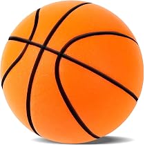 Ballon De Basketball Silencieux LuGirlre 2025 – Version Améliorée, 24 Cm, Rebond Silencieux Pour Sols Durs, Idéal Pour Intérieur Dès 3 Ans