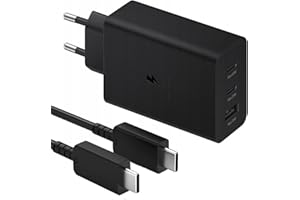 AOKUTDA Caricatore USB C 65 W per Samsung, caricatore USB C con cavo di ricarica rapida da 100 W, per Samsung Galaxy Book 3 360/Book 3 pro 360/Book 4 Pro 360, Book 4 Ultra/Edge, MacBook Pro/Air,S24 S23 S22