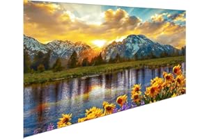 ODIWEN Diy 5D Diamond Painting, DIY 5D Kits de Pintura de Diamantes, Punto de Cruz Diamante, 5D Diamond Pintura, Manualidad en 5D, 5D Diy Pintura Diamante Taladro Completo Kit (40x70 cm)