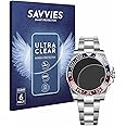 Savvies 6 Pack Screen Protector compatible with Rolex GMT-Master II Protection Film Clear