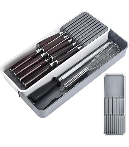 Porta Coltelli Blum ORGA-Line - Larghezza 177.5mm, Profondità 260mm, Grigio/Acciaio, Lavabile - Foto 5