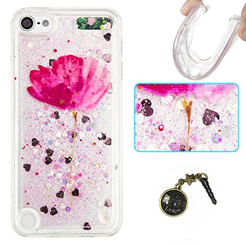 Preisvergleich Produktbild iPod Touch 5 / Touch 6 Hülle,Silikon Hülle für Apple iPod Touch 5 / Touch 6, für Apple iPod Touch 5 / Touch 6 Glitzer Hülle Regenbogen,Luxus Glänzend Glitzer Schutzhülle Bling Strass TPU Silikon Hülle für Apple iPod Touch 5 / Touch 6 Weiche TPU Abdeckung Schutzhülle Silikon Schutz Handy Hülle Case Tasche Etui Bumper Kratzfeste TPU Bumper Rückseite Handy Tasche Case für Apple iPod Touch 5 / Touch 6 (+Stöpsel Staubschutz) (9)