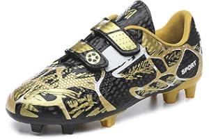 AOIKOY Scarpe da Calcio Bambino FG/AG Professionale All'aperto Sportivo Scarpe da Allenamento Teenager Bambini Scarpe Calcetto Spike Tacchetti 28-38 EU