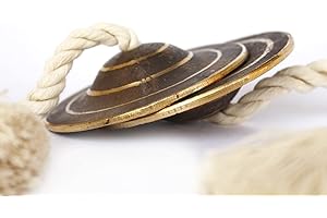 DE KULTURE WORKS De Kulture Fonctionne Kanza Manjeera Cymbales I indien Cymbale I Pure Kanza (Maillet I Kanza (Manjeera Bell I 3 * 3 DH (pouces)