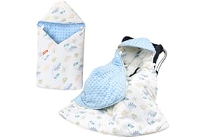 LAT LEE AND TOWN LAT Coperta Invernale per Passeggino, 90x90cm Universale Coperta Ovetto per Neonati, Cotone Copertina Sacco Ovetto per Passeggino Seggiolino Auto Carrozzina