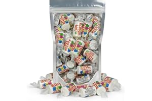 ZANGOC 50+ Mini Love Heart Sweets Mini Rolls– Romantic Treats Retro Pick and mix Sweets Perfect for, Parties, Movie Nights, Get Well Soon, Birthdays & Anniversary Treats