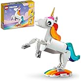 LEGO Creator Magic Unicorn Creature Containing Unicorn, Seahorse and Peacock for Children Ages 31140-7 and Over