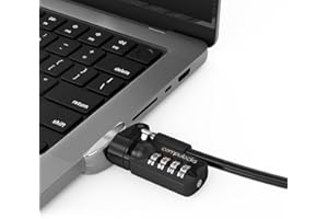 Compulocks - "The LEGDE Sicherheitsadapter für MacBook Pro M1/M2 14" mit Kombi-Sicherheitskabel