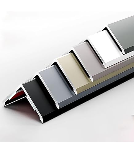 Alu Winkelprofil 500 Mm – 60x20 Mm, Gebürstet, 1,5 Mm Stark, L-Profil, Für Innen & Außen, Kantenschutz & Verkleidung