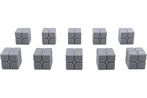 EnderToys Futuristic Crates, Terrain Scenery for Tabletop 28mm Miniatures Wargame, 3D Printed and Paintable