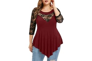 MICKURY Longshirt Damen Kurzarm Damen Tunika T Shirt Mit Krawattenknoten Vorne Stilvolle Polka Dot Bluse Mit 3/4 ÄRmeln Damen LäSsiges Bequemes BüRo Tunika T Shirt Mit V Ausschnitt