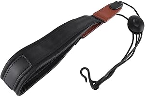 Walfront Sangle de Saxophone, Bande de Cou en PU Cuir Sangle de Portage Rembourrée pour Saxophones Cornes Clarinettes Basse Basons Hautbois (Noir)