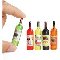 Casa delle Bambole 3 Vino Bottiglie Miniatura 1