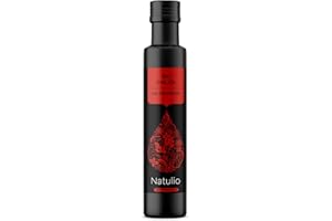 ‎NATULIO Natulio Bio Chiliöl scharf 250ml - ideal für die gewisse Schärfe auf Pizza, Pasta, Chili, Dips, Marinaden uvm - mit feuriger Schärfe und ausgeprägten Aromen - DE-ÖKO-006 zertifiziert