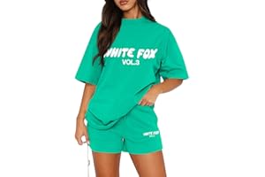 JKJFJKA Womens Tracksuit Set Summer Summer 2 Piece Outfits Causal Oversized Loose T-shirt & Shorts, Short Sleeve Workout Top & Bottom Tracksuits