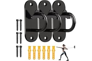 LES-THERESA 2 Piezas Bandas De Resistencia Anclajes De Pared,Anclaje Para Entrenamiento De Pared, Soporte De Pared Para Entrenamiento,Bandas De Resistencia Para Entrenamiento De Fuerza,Ejercicio De Terapia Física