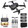 GOHAPHE GPS Drone E88 Pro for Adults 1080P Pro Dual Camera Foldable Professional Live Video Drone RC Quadcopter Aircrafts with 2 Extra Batteries