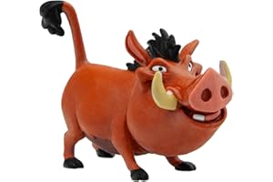 Bullyland 12533 Walt Disney Pumbaa Toy Figure The Lion King, Approx. 7.6 cm, Accurate to Detail, Ideal as a Small Gift for Children from 3 Years, Brown