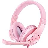 Gaming Headset for Xbox One, PS4, Nintendo Switch, DIWUER Bass Surround and Noise Cancelling 3.5mm Over Ear Headphones with M