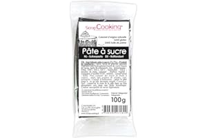 YOUDOIT Pâte à sucre noire 100 g