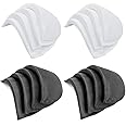 8 Pair Soft Foam Padded Shoulder Pad Soft Covered Set-in Sewing Foam Pads for Blazer Clothes Sewing Accessories Craft DIY