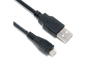 Keple Cable de Carga Micro USB Cable del Cargador Compatible con Garmin Edge 1000 Sat Nav Sistema de navegación GPS 1m