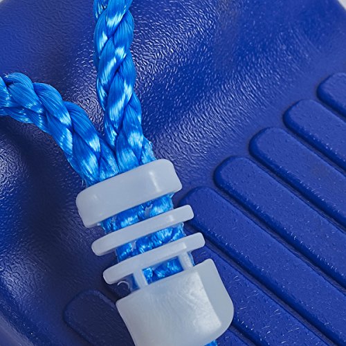 LIVIVO Â® Childrenâ€™s Blue Adjustable Plastic Outdoor Garden Safety Rope Swing Seat