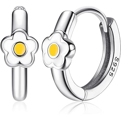 Orecchini A Cuore Per Bambina In Oro Giallo 9 Kt (375) – 6x6 Mm, Per Età 1-6 Anni, Confezione Regalo Con Certificato