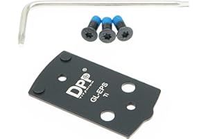 DPP Titanium Placa adaptadora para Glock 43X/48 MOS Hellcat OSP Holosun EPS