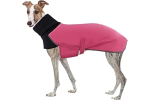 ARVOV Greyhound Winter Coat, Salukis Jumper Whippet, Greyhound Jacket Waterproof, Dog Winter Coat for Whippet, Waterproof Dog Raincoat, Lurcher Coats, Salukis Coats (Pink, M)