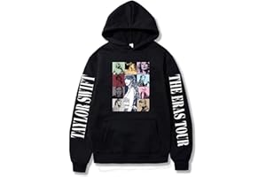 BOSSETY 1989 Women's Letter Graphic Print Hoodies Long Sleeve Sweatshirt Casual Crewneck Loose Fit Tops Pullovers Hoodie