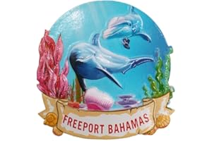 MUYU MAGNET 3D Freeport Ba magnes na lodówkę pamiątka pamiątka pamiątka kolekcja prezentów dom kuchnia dekoracja magnetyczna naklejka bahamy magnes na lodówkę