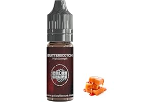 GALAXEJUICE Butterscotch High Strength Flavouring - 230+ Flavours - Galaxy Food Flavours - 10ml Bottle
