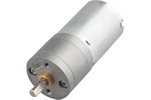 HALJIA DC 6V 120 RPM Alta Coppia Riduttore elettrico motoriduttore scatola ingranaggi del motore elettrico 25mm