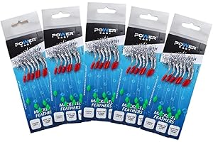 JOARDER Mackerel feathers sea fishing rigs lures 7 Hooks