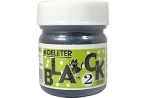 Deleter Encre Manga - Noir 2 (30 ml, Bouteille, Solvant, Sans danger pour l'érasage)