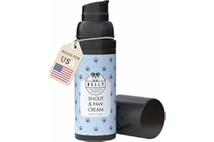 BELLY OUR MUTUAL FRIEND Belly Balsam dla psów, w 100% naturalny, bezpieczny dla lizania i bezzapachowy krem nawilżający do popękanych łap, suchych nosa, łokci i uszu, całoroczna ochrona przed śniegiem, solą, wysoką