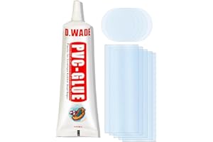 MOGHEM Paddling Pool Repair Kit Waterproof, Salt, Hot Water and UV Resistant Hot Tub Puncture Repair Kit, Inflatable Repair Kit Repairs a Variety of Inflatables Including Hot Tubs, Inflatable Spa Pools