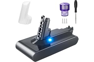 GRIPKANKG V11 Ersatzakku für Dyson-V11 Akku 6000mAh Li-Ion Akku für Dyson Kompatibel mit (Schraubtyp) Animal Absolute Advance Torque SV14 (Nicht Geeignet für Knopfinstallationstyp)