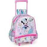 Zaino Asilo con Trolley Principesse Disney Cenerentola Jasmine Biancaneve  Ariel 2 Ruote Manico ALLUNGABILE-10816C : Amazon.it: Valigeria