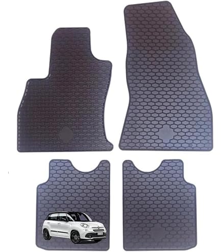 Tappeti moquette antiscivolo SPRINT Fiat 500L ,Trekking , Living dal 2012-2017