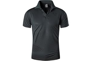 jeansian Homme De Sport Outdoor Manches Courtes Polos T-Shirt Tops LSL195