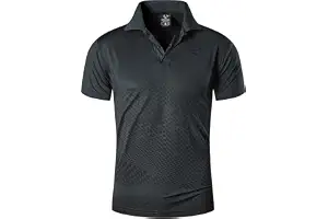 jeansian Hombre Sport Deportiva tee Shirt Tshirt T-Shirt Manga Corta Tenis Golf Bowling Camisetas LSL133