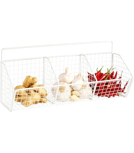 Panier métallique suspendu, support de stockage de fruits, légumes et