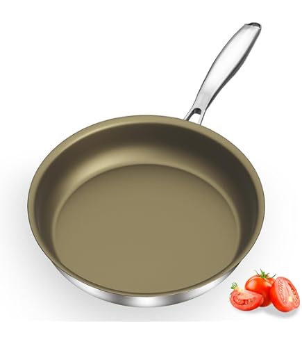 Titanium pan zonder coating, anti-aanbakpan, premium Titanium