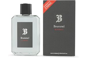 BRUMMEL - Sport 250 ml, Eau de Toilette Masculina, Agua de Colonia Hombre, Perfume Elegante y Sofisticado, Aroma Oriental Amaderado, Fragancia Fresca de Larga Duración