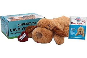 SMARTPETLOVE Snuggle Puppy Original Herzschlag Plüschtier für Hunde. Angstlinderndes und beruhigendes Hilfsmittel, Kuscheltier zur Unterstützung des Verhaltenstrainings in Biscuit